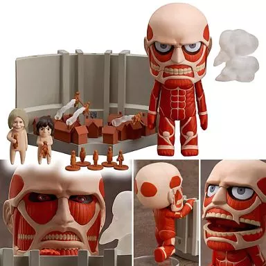 フィギュア ねんどろいど 超大型巨人＆進撃のプレイセット