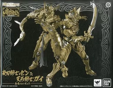 魔戒可動　ガロ　ゼン　ガイ　闇を照らす者　３体セット 牙狼 ~闇を照らす者~ 魔戒可動シリーズ ガロ、ゼン、ガイ、金色