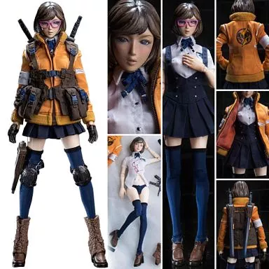 【G-005 女性アウトフィット】1/6サイズ★キラーインスティンクト ソフィア 制服★フィギュア ファイセン TBLeague Phicen OE 1⁄6 Killer Instinct - \u201cSophia\u201d ソフィア フィギュア 新素体27cm
