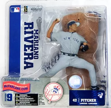 手办Mariano Rivera-马里安诺·李维拉背编号42-/New York Yankees