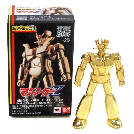 手办超合金块魔神Z超合金魂GX-01RG黄金版「魔神Z」魂国家2016召开纪念