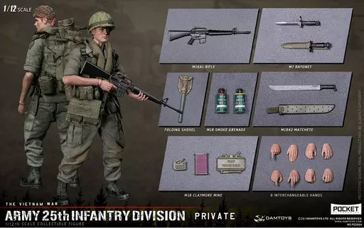 Figure US Army 25th Infantry Division Private 