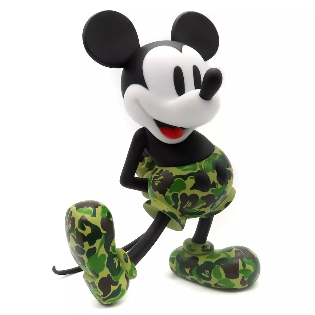 VCD ミッキーマウス BAPE(R) CAMO COLOR Ver. ディズニー Vinyl