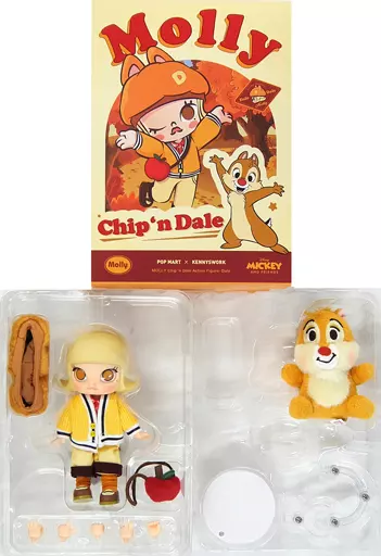POPMART molly アクションフィギュア　チップとデール　Disney ヨドバシ.com - POPMART MOLLY ディズニー チップ＆デール