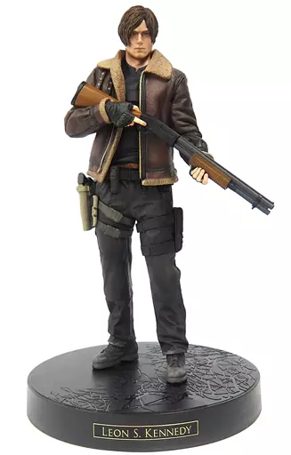 Leon Scott Kennedy Statua Da Colleione In PVC, Figura Action 33 Cm Con Base, Regalo Per Fan Videogiochi