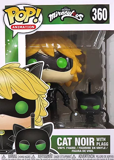 Cat noir with plagg miraculous funko pop discount