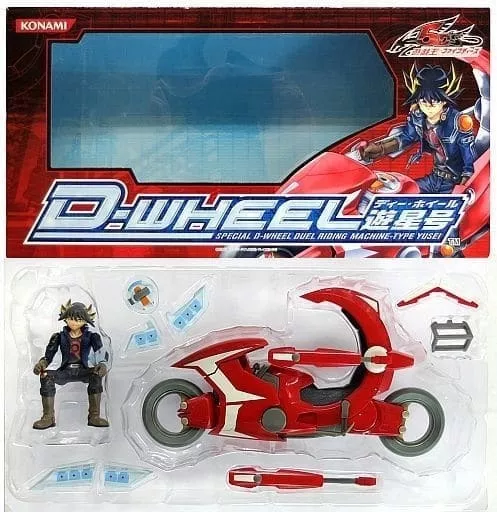 フィギュア　[破損品] D・WHEEL-Dホイール- 遊星号 「遊戯王 ファイブディーズ」 1/12 リアルモデル 遊戯王ファイブディーズ Dホイール 遊星号 1/12スケール リアル