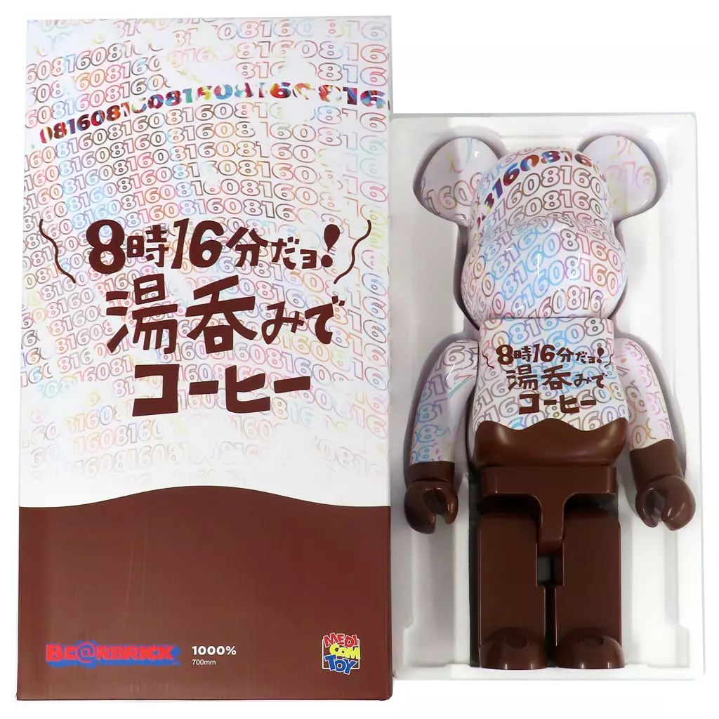 MEDICOM TOY - BE@RBRICK 8時16分だヨ！ 湯呑みでコーヒー 1000％ ベアブリック Yahoo!オークション - ベアブリック ムロツヨシ 8時16分だヨ