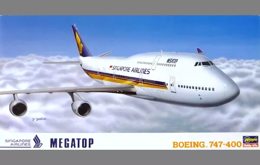 Plastic model 1/200 Singapore Airlines Boeing 747 Dash 400' Mega