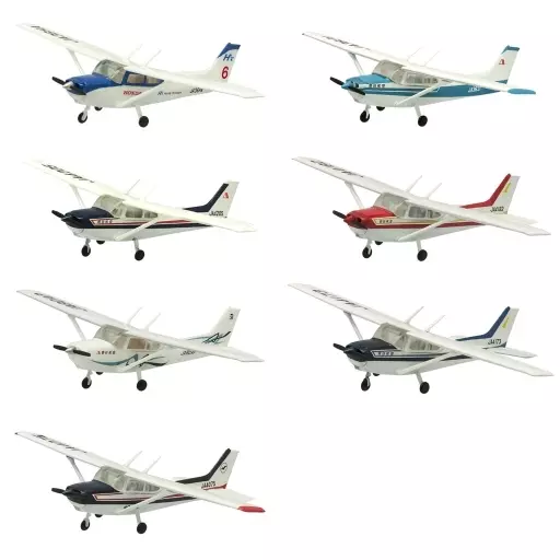 N13】全7種 セスナ172 スカイホーク ハイスペックミニ ハイスペック