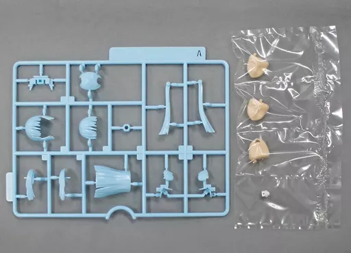 プラモデル グライフェン用 特別カラー髪の毛パーツ ＆ タンポ