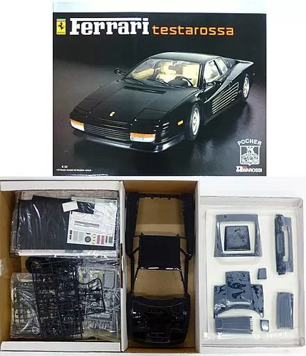 Plastic model 1/8 Ferrari testarossa (Black) - Ferrari