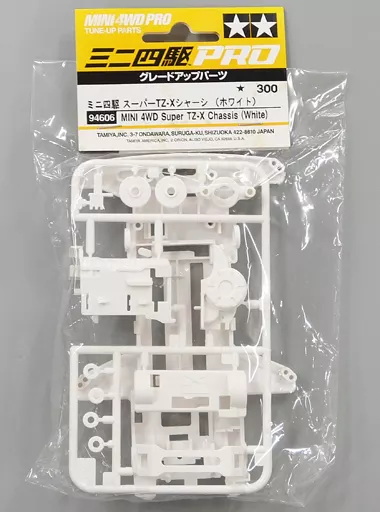 Plastic model Mini 4 wd Super TZ-X Chassis (White) 