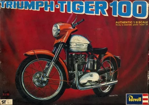 Revell 1/8 トライアンフ タイガー100 TRIUMPH TIGER100 未組立品