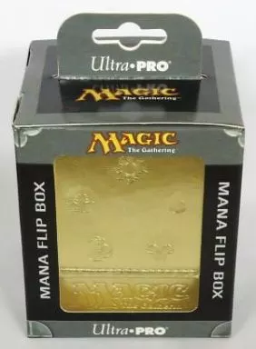 Supply ULTRAPRO MAGIC MANA GOLD FLIP BOX MTG Official Supply