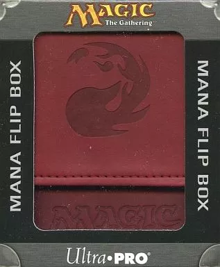 Supply ULTRAPRO NEW MATTE FLIP BOX MAGIC MANA RED MTG