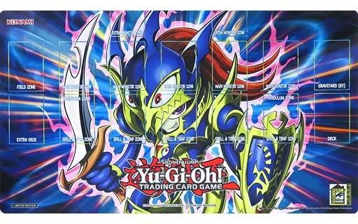 サプライ　遊戯王OCG 英語版 デュエルフィールド(プレイマット) トゥーン・カオス・ソルジャー Comic Con San Diego 2020-コミコン・ サンディエゴ 2020- サプライ 遊戯王OCG 英語版 デュエルフィールド(プレイマット