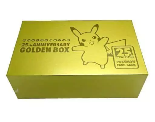 Damaged Item / Single Item] Pikachu card box "Pokemon Trading Card Game  Sword & Shield 25th ANNIVERSARY GOLDEN BOX Pokemon Center limited" bundled  item | Toy Hobby | Suruga-ya.com