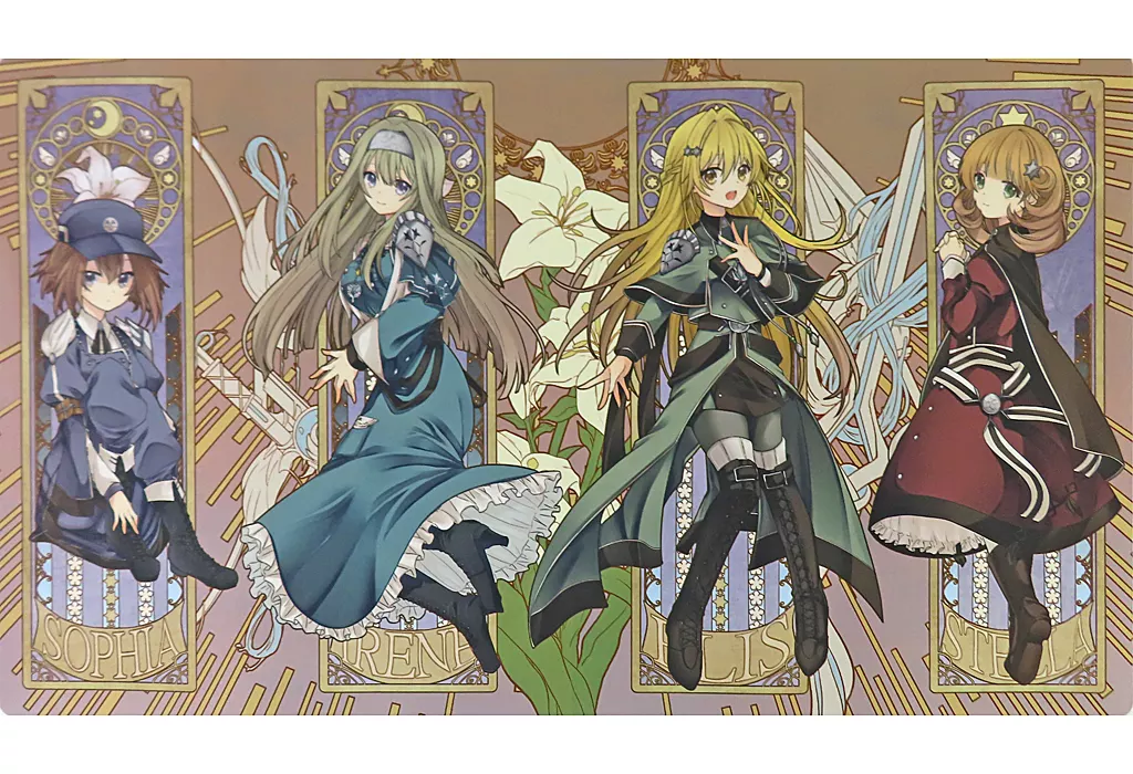 新品登場 サプライ 【遊戯王】プレイマット C100 エクソシスター(じょん) 遊戯王OCG デュエルモンスターズ