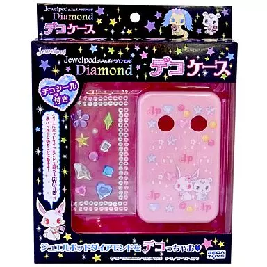 Toy Pink Jewel Pod Diamond Decoration Case (w / Sticker