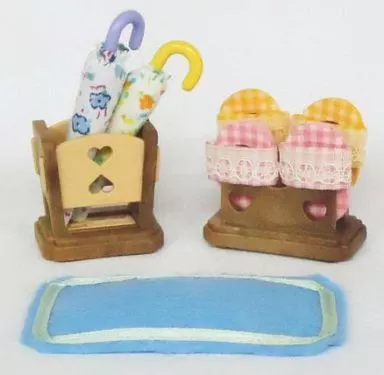 シルバニアファミリー シューズラック&スリッパ・かさ立てセット シルバニアファミリー スリッパ・かさ立てセット | toyplanet online shop