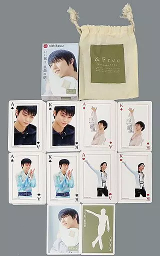 送料無料 通販 ファッション おもちゃ 春の健康 ＆Free オリジナルトランプセット 羽生結弦 スポーツ選手