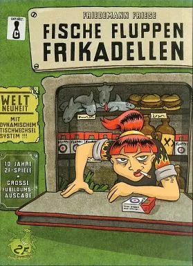 ボードゲーム 看板娘 Cタイプ ドイツ語版 (Fische Fluppen Frikadellen 