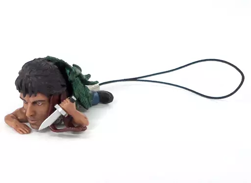 ストラップ(男性) ランボー(伏せ) 「ランボー フィギュアストラップ