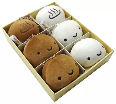 Key Holder Mascot (Character Actor) Onsen manju Kun & Shikihaku