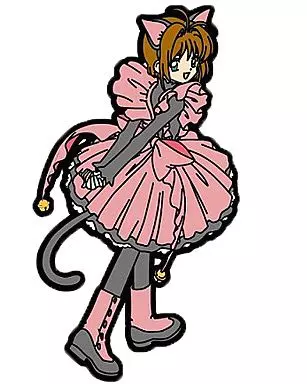さくらねこ　キャスター Sakura Kinomoto (Cat Ears) 「 Cardcaptor Sakura Rubber Strap