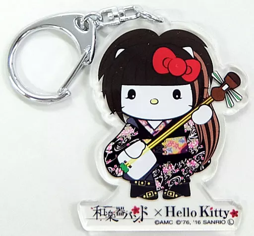 Keyholder mascot (female) Wagakki Band x HELLO KITTY Acrylic Key