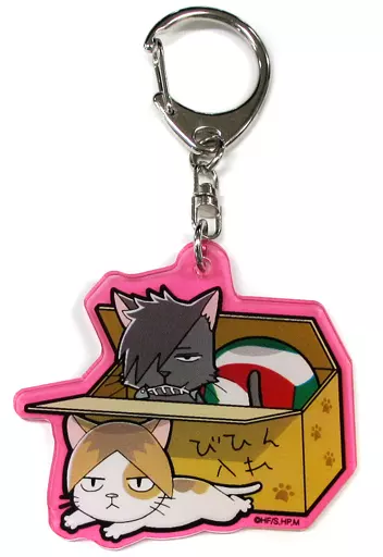Key Holder Mascot (Character Actor) Boxed Otokomae Cat (Tetsuro