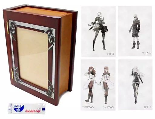 SQUARE ENIX - 【超美品】ニーアオートマタ 塩(非食用)とオルゴール NieR Automata Music box (Character Kuta) NieR : Salt (non-edible) and