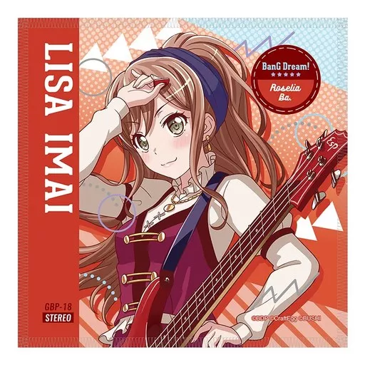 Towel and Tenugui towel (Character Kuta) Lisa Imai (Roselia