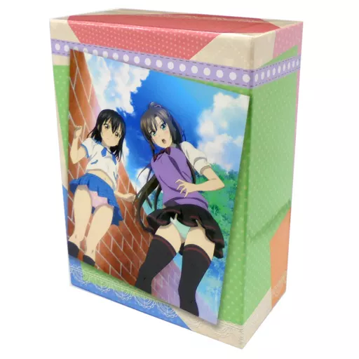 特典系収納BOX(キャラクター)　雪菜＆紗矢華 描き下ろしイラスト使用全巻収納BOX 「Blu-ray/DVD ストライク・ザ・ブラッドIII OVA」 アニメイト全巻購入特典 特典系收納箱(角色) 雪菜&紗矢華新插畫使用全卷收納盒「Blu-ray