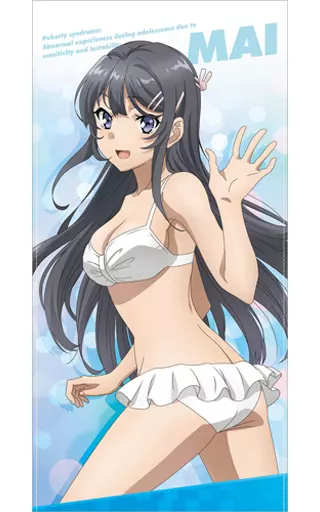 Towel and Tenugui towel (Character Kuta) Mai Sakurajima 120