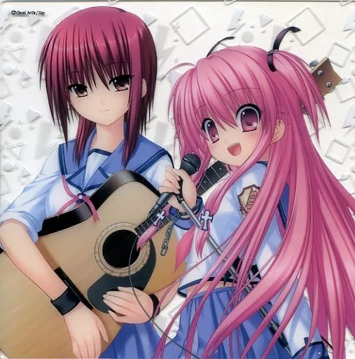 ビジュアルアーツ　ユイ　Angel Beats! オリジナルデスクマット Angel Beats! (original version) Key Mini Acrylic Art Collection