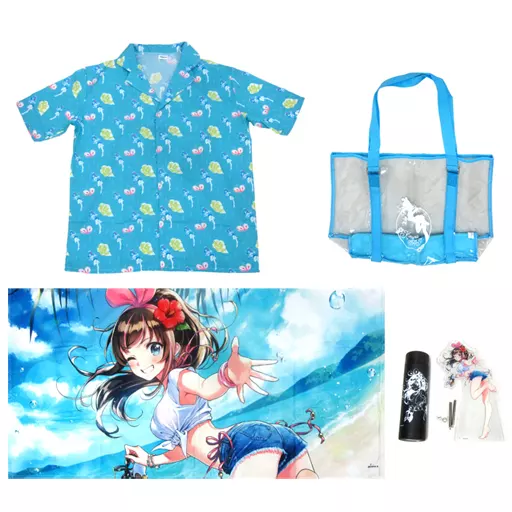 KIZUNA AI キズナアイ C96 アロハシャツ C96 virtual YouTuber Kizuna AI Beach Set | Goods / Accessories