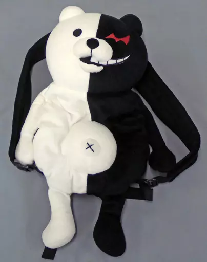 Miscellaneous goods Damaged Product Monokuma Plush Rucksack Super DANGANRONPA 2 Sayonara Hopelessness Gakuen Event only Goods Accessories Suruga ya