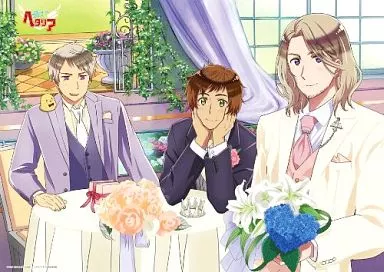 ポスター(アニメ) B2お風呂ポスター フランス＆スペイン