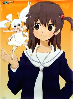 ポスター(アニメ) A3クリアポスター 小湊るう子＆タマ 「selector