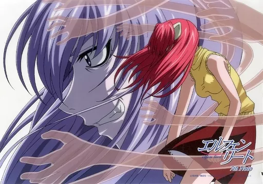 Clear Poster Nyuu (Hand) 「 DVD Elfen Lied 7 」 AT-X SHOP