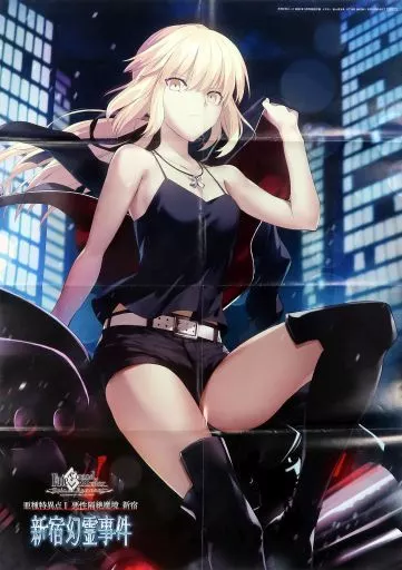 Poster Drawing poster (8 folds) Saber / Altria Pendragon [Orter