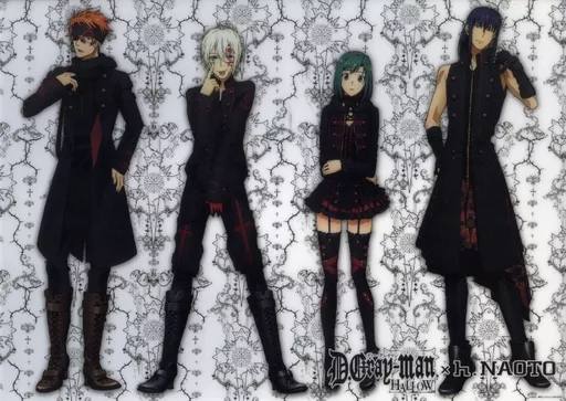 man クリアポスター D Gray-man Hallow × h NAOTO