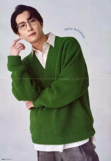 渡辺翔太 ポスター 大判 超希少 非売品 新品未使用 ポスター 両面ピンナップポスター(二つ折) 渡辺翔太(Snow Man