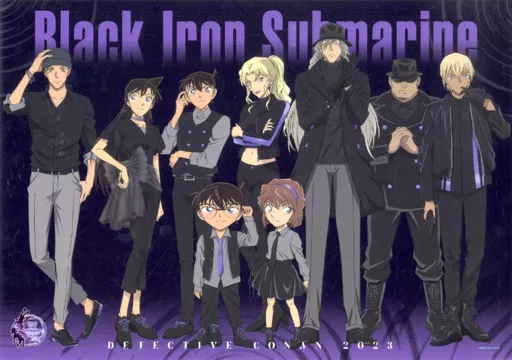 クリアポスター ミニクリアポスターB 集合(ブラック×パープル
