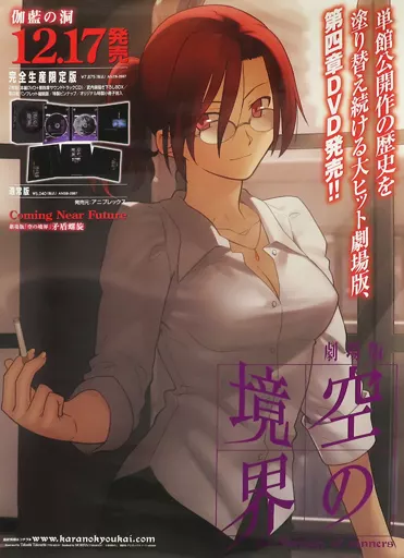 空の境界　伽藍の洞　B2販促ポスター ポスター [破損品] B2販促ポスター 蒼崎橙子 「DVD 劇場版 空の