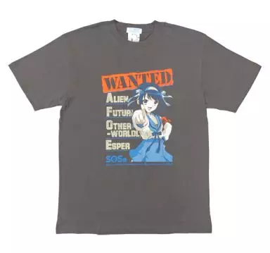 Haruhi Suzumiya T-Shirt Charcoal L Size 「 THE MELANCHOLY OF 