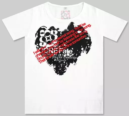 凜句　デビュー前音源CD　tour tシャツ UVERworld Tシャツ(男性アイドル) UVERworld Tシャツ ホワイト Sサイズ