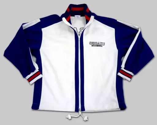 Seigaku (Fuji Embroidered) Jersey White x Blue S Size 